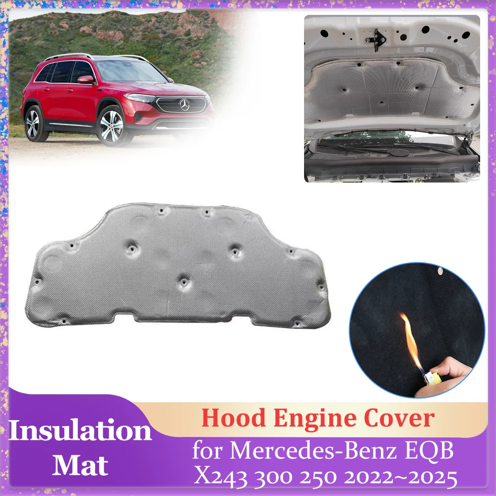 Изоляционная накладка на капот автомобиля для Mercedes-Benz EQB X243 300 250 2022 ~ 2025, крышка двигателя, хлопковый звукоизоляционный тепловой коврик, аксессуары
Изоляционная накладка на капот автомобиля для Mercedes-Benz EQB X243 300 250 2022 ~ 2025, крышка двигателя, хлопковый звукоизоляционный тепловой коврик, аксессуары