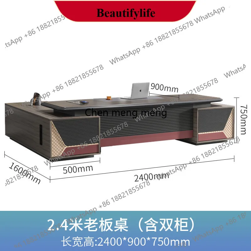 d178 Painted office, boss table, high-end leadership table, chairperson's room, light luxury furniture, large desk
d178 Painted office, boss table, high-end leadership table, chairperson's room, light luxury furniture, large desk