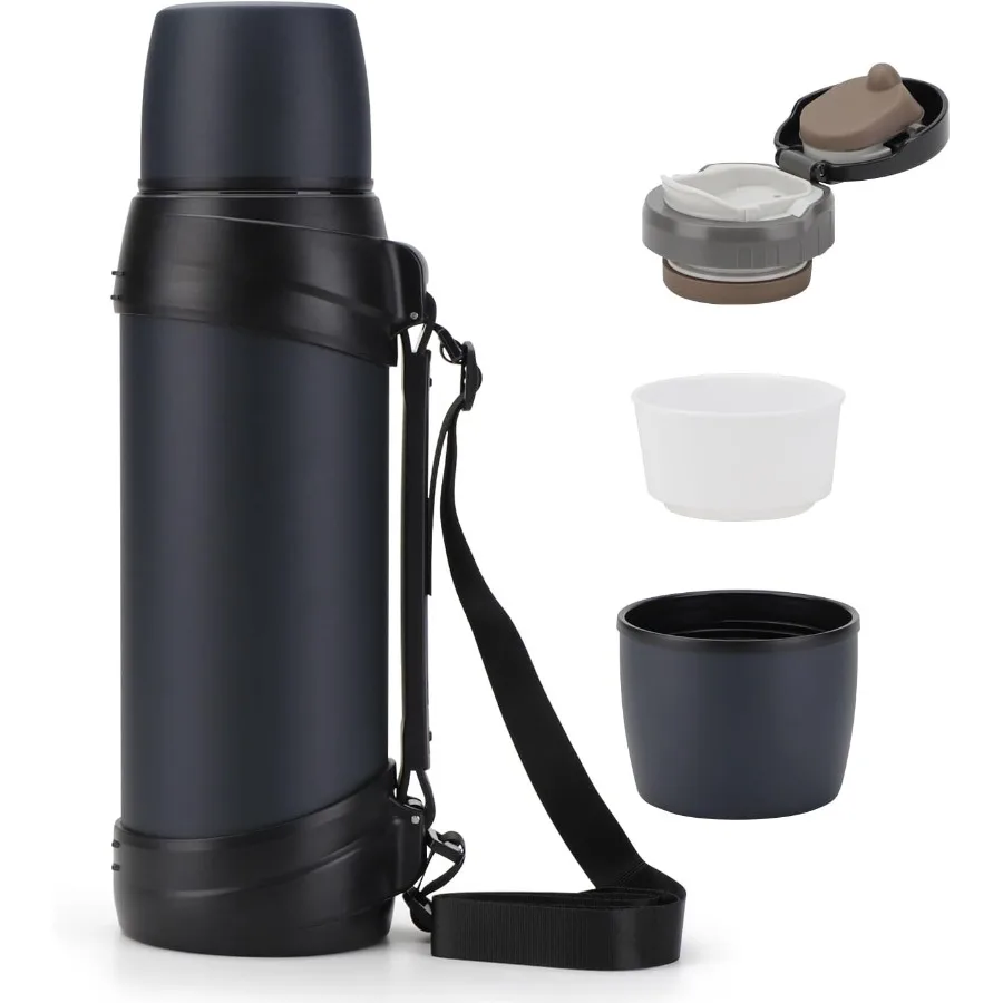 84oz 2.5L Large Coffee Thermoses for Travel Stainless Steel Large Flask with Handle Ideal for Hiking Fishing Camping Outdoor Ad
84oz 2.5L Large Coffee Thermoses for Travel Stainless Steel Large Flask with Handle Ideal for Hiking Fishing Camping Outdoor Ad
