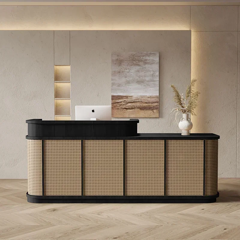 Beauty Customization Reception Desks Simple Trendy Small Classic Unique Reception Desks Mdf Brown Mostrador Commercial Furniture
Beauty Customization Reception Desks Simple Trendy Small Classic Unique Reception Desks Mdf Brown Mostrador Commercial Furniture