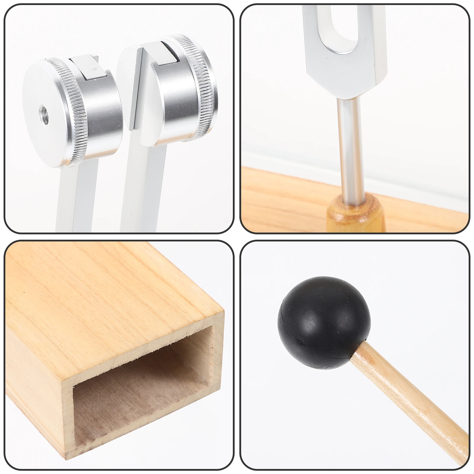 Aluminum Alloy C128HZ Tuning Fork Wooden Resonance Box Sound Instruments Meditation Stress Relief Portable Long Use
Aluminum Alloy C128HZ Tuning Fork Wooden Resonance Box Sound Instruments Meditation Stress Relief Portable Long Use