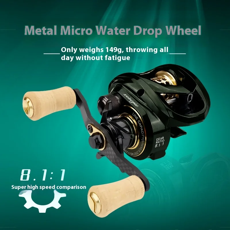 Shenghe 8.1:1 Gear Ratio Ultra-Light Metal Frame Fishing Reel For Far Casting Versatile Use In Freshwater And Saltwater
Shenghe 8.1:1 Gear Ratio Ultra-Light Metal Frame Fishing Reel For Far Casting Versatile Use In Freshwater And Saltwater