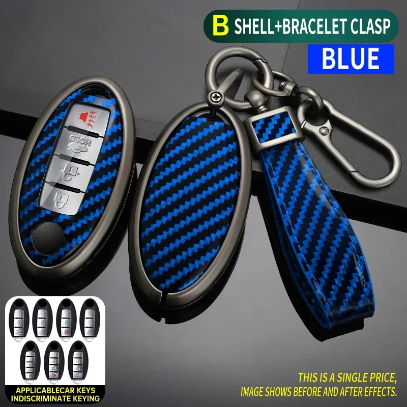 Carbon Fiber Zinc Alloy Car Key Case Cover For Infiniti Nissan Qashqai X-Trail T32 T31 Juke J10 J11 Kicks Tiida Pathfinder Note
Carbon Fiber Zinc Alloy Car Key Case Cover For Infiniti Nissan Qashqai X-Trail T32 T31 Juke J10 J11 Kicks Tiida Pathfinder Note