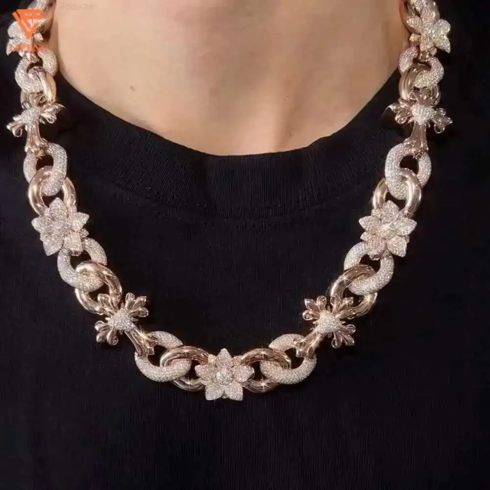 Lifeng Jewelry Custom Vvs Moissanite Cuban Link Chain 925 Sterling Silver Cross Infinity Rose Gold Plated Flower Necklace
Lifeng Jewelry Custom Vvs Moissanite Cuban Link Chain 925 Sterling Silver Cross Infinity Rose Gold Plated Flower Necklace