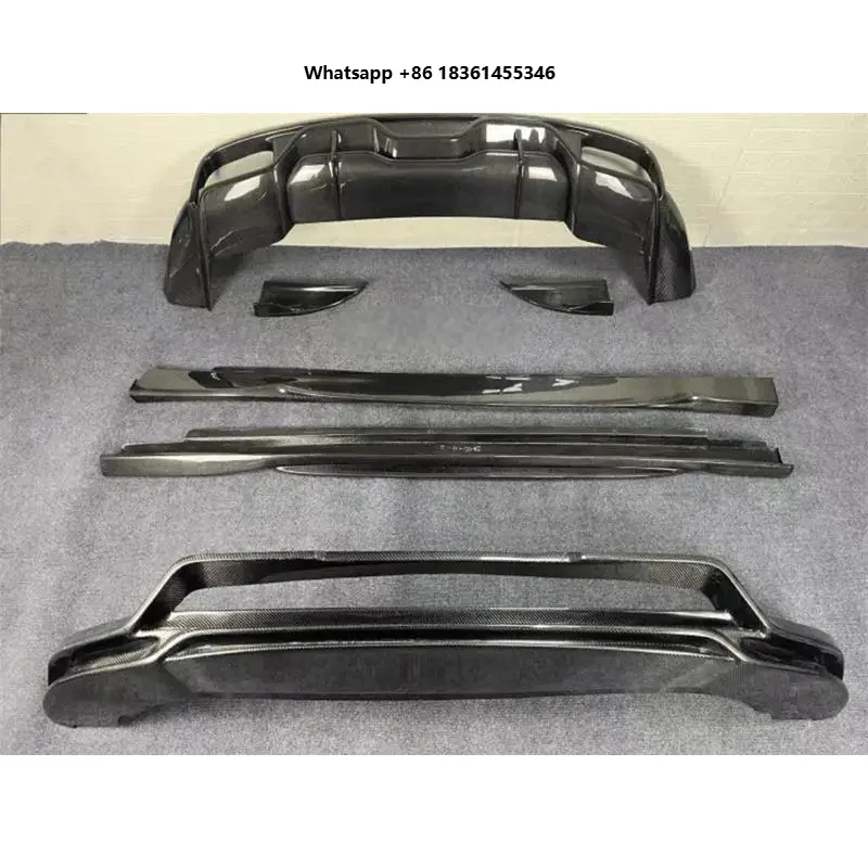 For 2018-2024 High Quality Real Carbon Fiber Bumper Front Lip Rear Lip Side Skirts Spoiler Kit Suitable
For 2018-2024 High Quality Real Carbon Fiber Bumper Front Lip Rear Lip Side Skirts Spoiler Kit Suitable