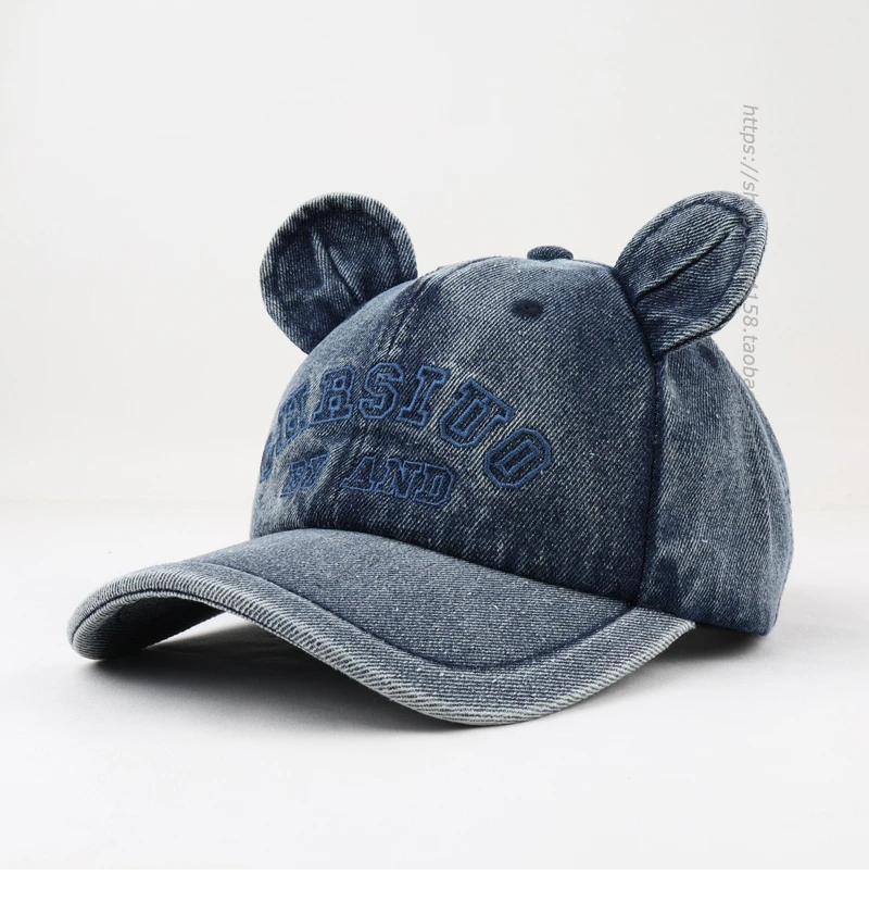 Baseball Cap Korean-Style Letter Embroidered Washed Denim Peaked Cap High Quality Women's Hat
Baseball Cap Korean-Style Letter Embroidered Washed Denim Peaked Cap High Quality Women's Hat