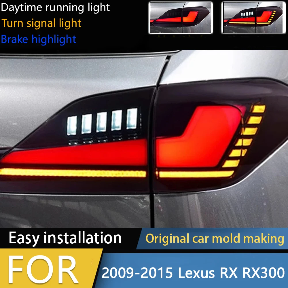 Car Styling for Lexus RX300 RX LED Tail Light 2009-2015 RX270 RX350 Rear Fog Brake Turn Signal auto Accessories
Car Styling for Lexus RX300 RX LED Tail Light 2009-2015 RX270 RX350 Rear Fog Brake Turn Signal auto Accessories