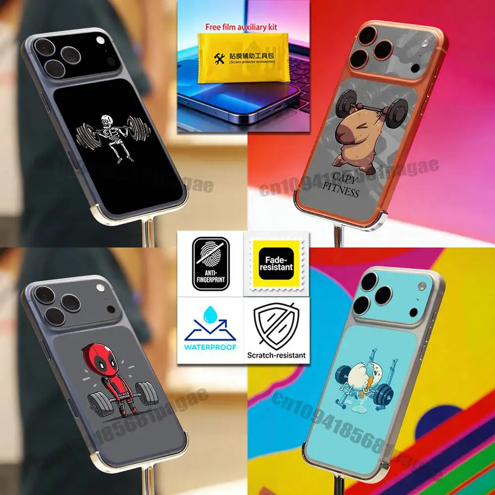For Gym Fitness Cartoon Funny iPhone 17 pro Max Phone Back Film Decal Skin Wrap Protective Sticker Full Cover
For Gym Fitness Cartoon Funny iPhone 17 pro Max Phone Back Film Decal Skin Wrap Protective Sticker Full Cover