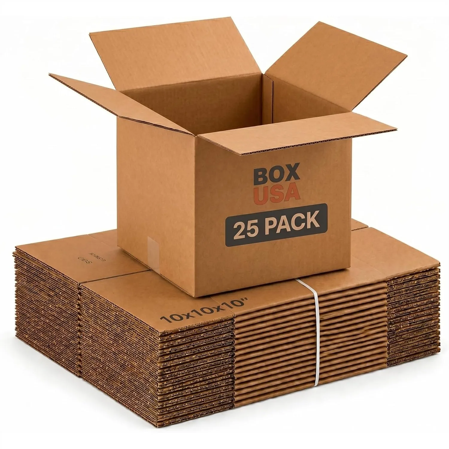 Cardboard Shipping Boxes 10x10x10 Inch 25-Pack for Moving and Storage
Cardboard Shipping Boxes 10x10x10 Inch 25-Pack for Moving and Storage