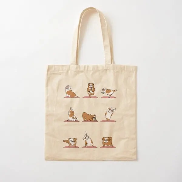 English Bulldog Yoga Cotton Canvas Bag Women Foldable Travel Printed Fabric Unisex Designer Shoulder Bag Grocery Handbag
English Bulldog Yoga Cotton Canvas Bag Women Foldable Travel Printed Fabric Unisex Designer Shoulder Bag Grocery Handbag