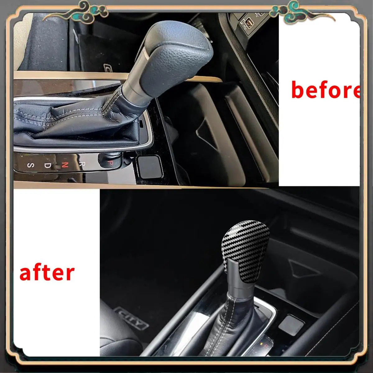 M45K-For Honda City / Hatchback GN2 GN3 2020-2022 Car Gear Shift Handle Knob Frame Cover Decor Sticker
M45K-For Honda City / Hatchback GN2 GN3 2020-2022 Car Gear Shift Handle Knob Frame Cover Decor Sticker