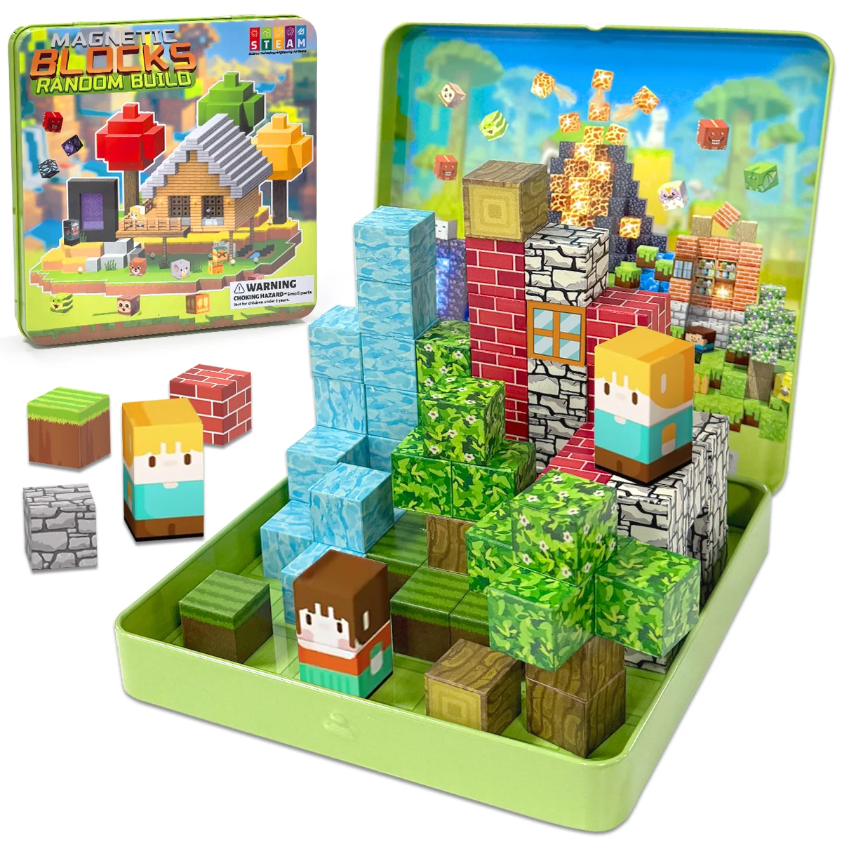 Sensory Montessori Stacking Cubes Travel Game Based Build Construction Toy Primitive Forest With Box STEM Gift For Kid Birthday
Sensory Montessori Stacking Cubes Travel Game Based Build Construction Toy Primitive Forest With Box STEM Gift For Kid Birthday