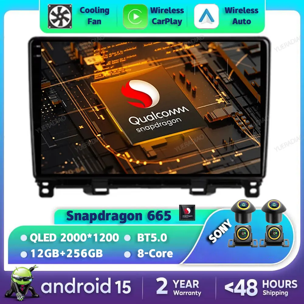 Автомобильный радиоприемник Android 15 для Honda Jazz 4 Fit 4 2020-2021 Мультимедийный стерео видеоплеер 4G WIFI BT GPS NAVI 2DIN Qualcomm QLED
Автомобильный радиоприемник Android 15 для Honda Jazz 4 Fit 4 2020-2021 Мультимедийный стерео видеоплеер 4G WIFI BT GPS NAVI 2DIN Qualcomm QLED