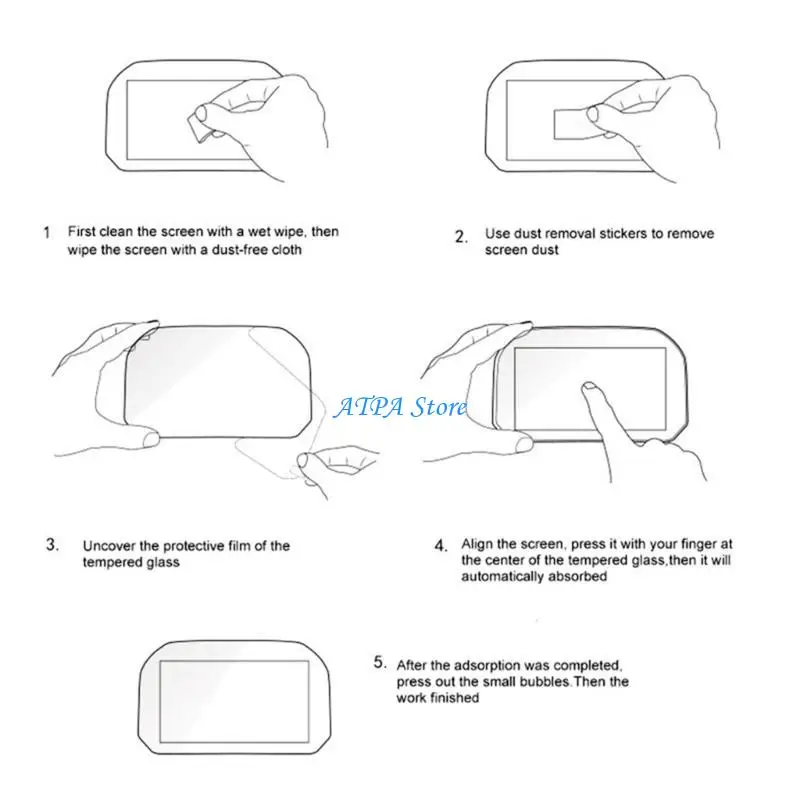 U13C Dashboard Screen Protector Instrument Scratch Cluster Display Film