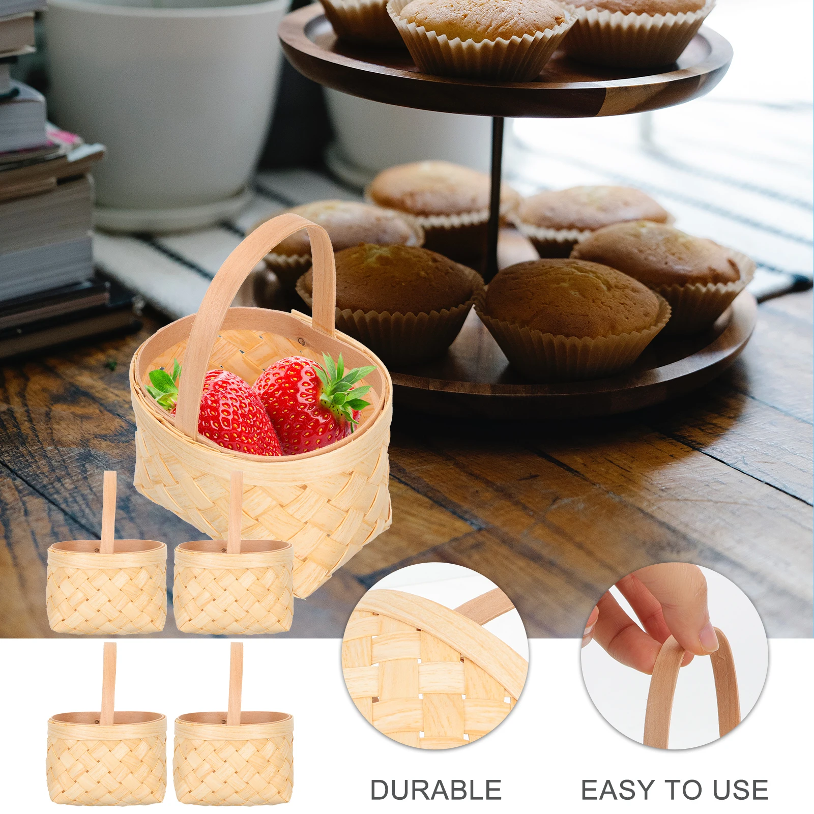 Wooden Storage Baskets Small Wood Basket Home Decor Gift Baskets Mini Woven Basket Bedroom Living Room Balcony Garden Holiday
Wooden Storage Baskets Small Wood Basket Home Decor Gift Baskets Mini Woven Basket Bedroom Living Room Balcony Garden Holiday