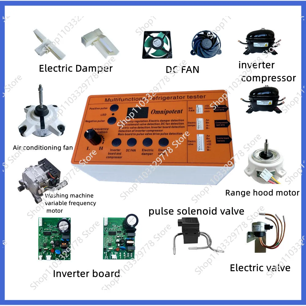 Refrigerator Inverter Board, Compressor, Solenoid Valve, Fan, Air Door, Electric Valve Inspection and Testing Tool for Faults
Refrigerator Inverter Board, Compressor, Solenoid Valve, Fan, Air Door, Electric Valve Inspection and Testing Tool for Faults