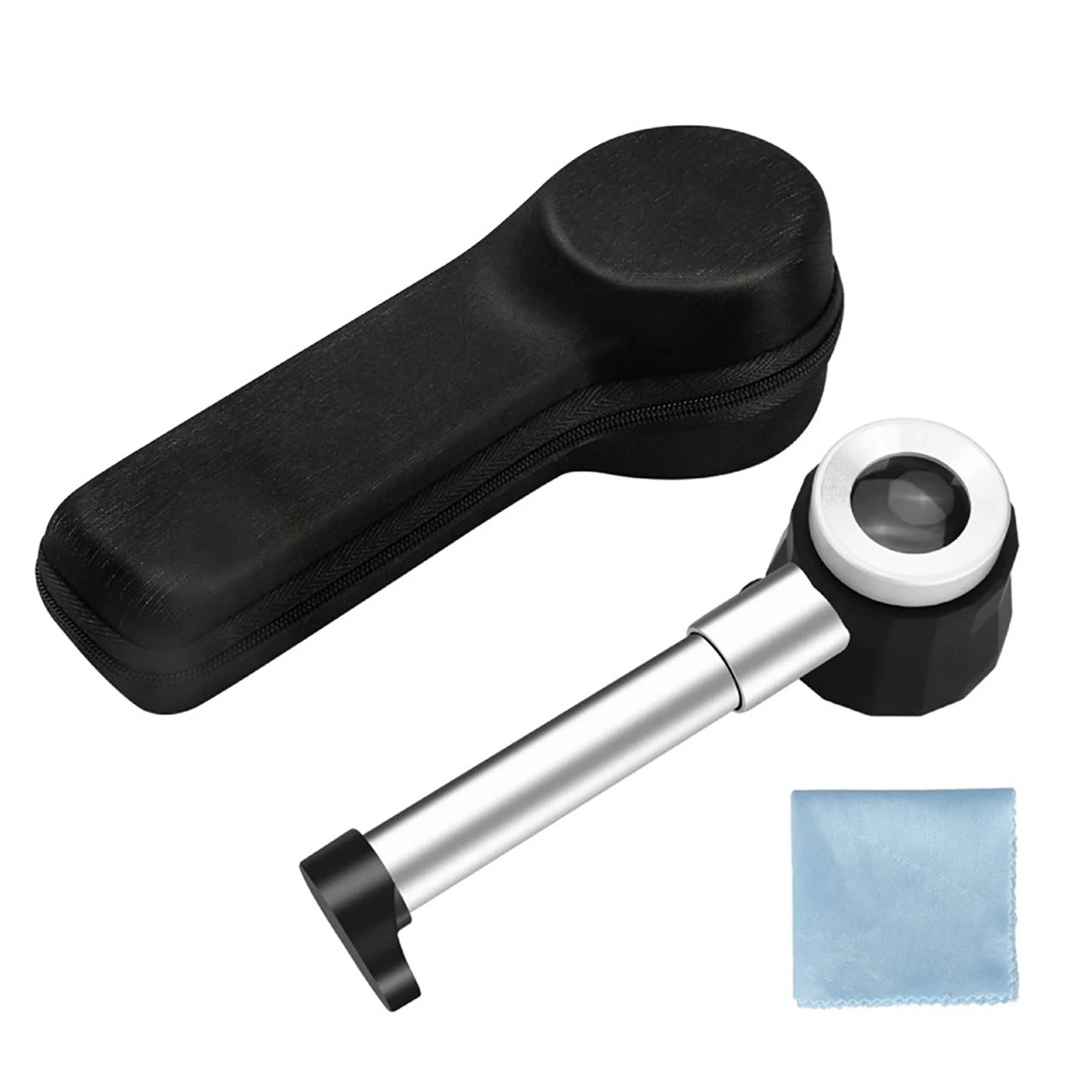 30X Optical Magnifier LED Light Handheld Magnifying Glass Jeweler Watchmaker Loupe Portable for Watch Jewelry Repair
30X Optical Magnifier LED Light Handheld Magnifying Glass Jeweler Watchmaker Loupe Portable for Watch Jewelry Repair