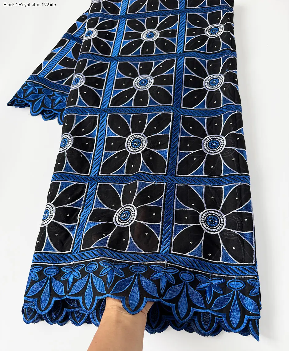 Super Quality African Embroidery Lace Fine Swiss Voile Fabric Delicate Traditional Celebrants Cotton Dress Comfortable Weight
Super Quality African Embroidery Lace Fine Swiss Voile Fabric Delicate Traditional Celebrants Cotton Dress Comfortable Weight