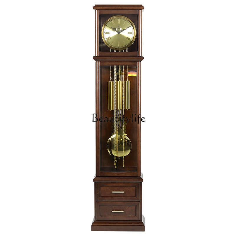 Living room home decoration solid wood mechanical timekeeping floor clock simple new Chinese style
Living room home decoration solid wood mechanical timekeeping floor clock simple new Chinese style