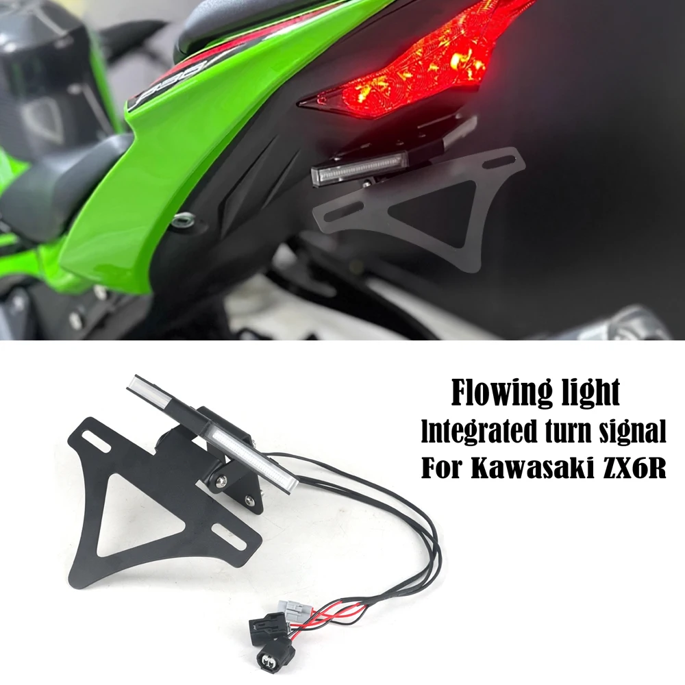 ZX6R 2024 2025 License Plate Holder For KAWASAKI Ninja ZX-6R NINJA ZX 636 Motorcycle Tail Tidy Rear Fender Eliminator LED Light
ZX6R 2024 2025 License Plate Holder For KAWASAKI Ninja ZX-6R NINJA ZX 636 Motorcycle Tail Tidy Rear Fender Eliminator LED Light