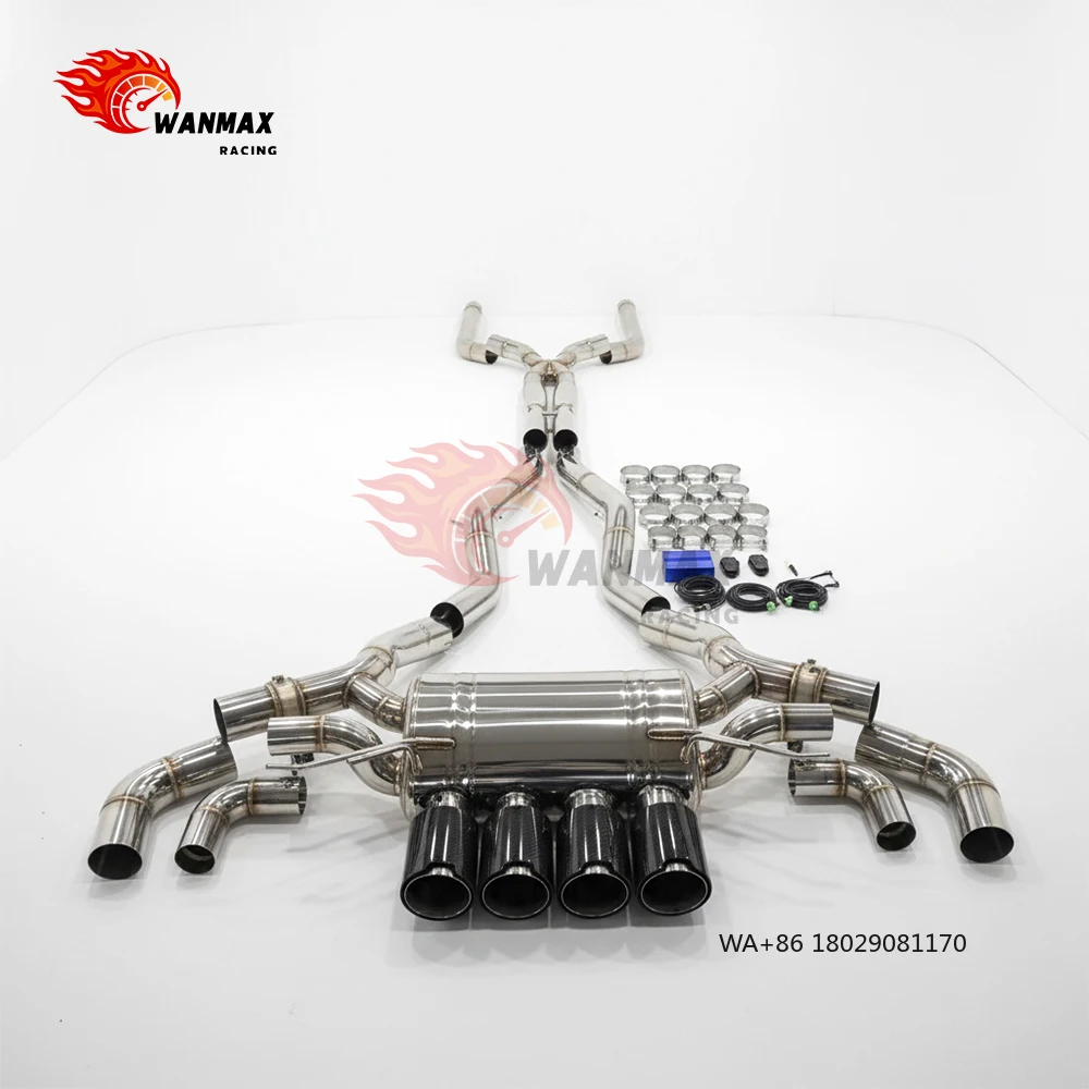 Stainless Steel Cat-Back Exhaust System for F90 M5/M5C - Performance Valved Sport Exhaust with Quad Tips, Direct Bolt-On
Stainless Steel Cat-Back Exhaust System for F90 M5/M5C - Performance Valved Sport Exhaust with Quad Tips, Direct Bolt-On