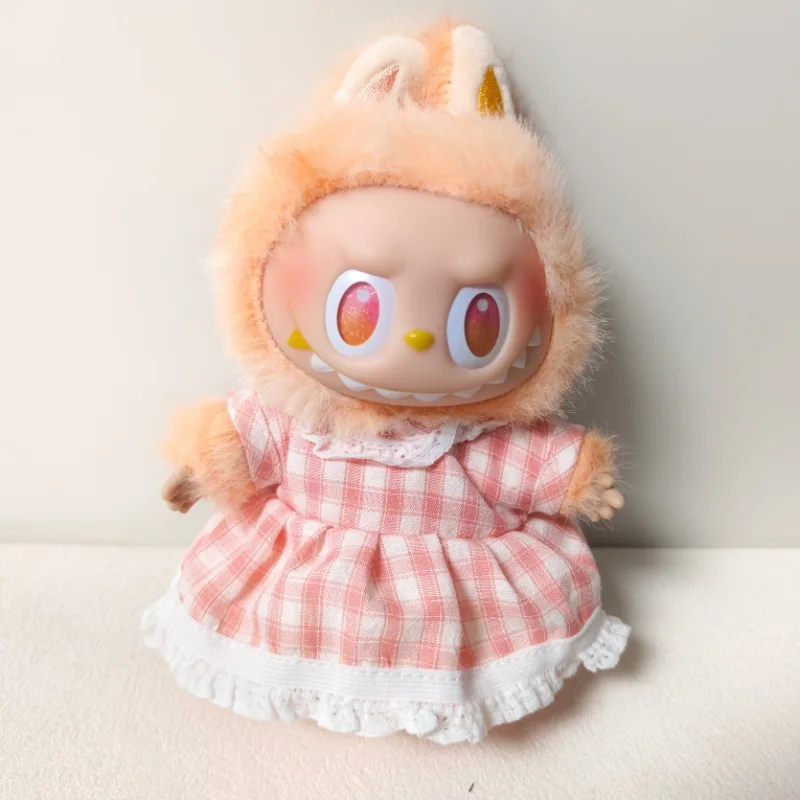 Clothes For LABUBU 15/17cm 1st 2nd 3rd Gen Princess Style Retro Blue Pink Plaid Lace Dresses Plush Doll Changeable Outfits
Clothes For LABUBU 15/17cm 1st 2nd 3rd Gen Princess Style Retro Blue Pink Plaid Lace Dresses Plush Doll Changeable Outfits