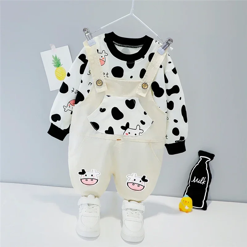 Baby Boys Girls Clothing Sets Kids Cartoon Pullover Sweatshirt Overalls Toddler Infant Outfits Spring Autumn Children Clothes
Baby Boys Girls Clothing Sets Kids Cartoon Pullover Sweatshirt Overalls Toddler Infant Outfits Spring Autumn Children Clothes