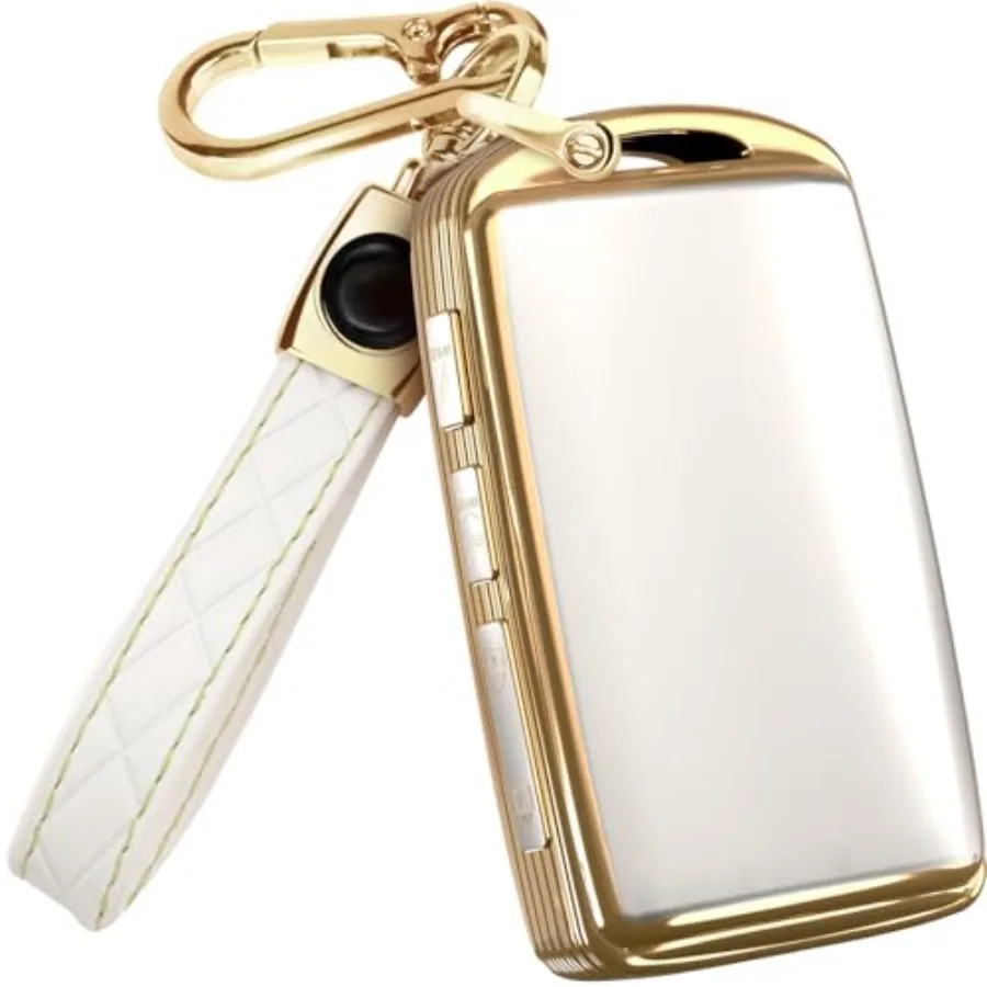 Lucrum Compatible with Mazda Key Fob Cover and Leather Keychain - TPU Case for 3, 6, CX-5 CX-9 CX-30 CX-50 CX-70 2019-2025
Lucrum Compatible with Mazda Key Fob Cover and Leather Keychain - TPU Case for 3, 6, CX-5 CX-9 CX-30 CX-50 CX-70 2019-2025