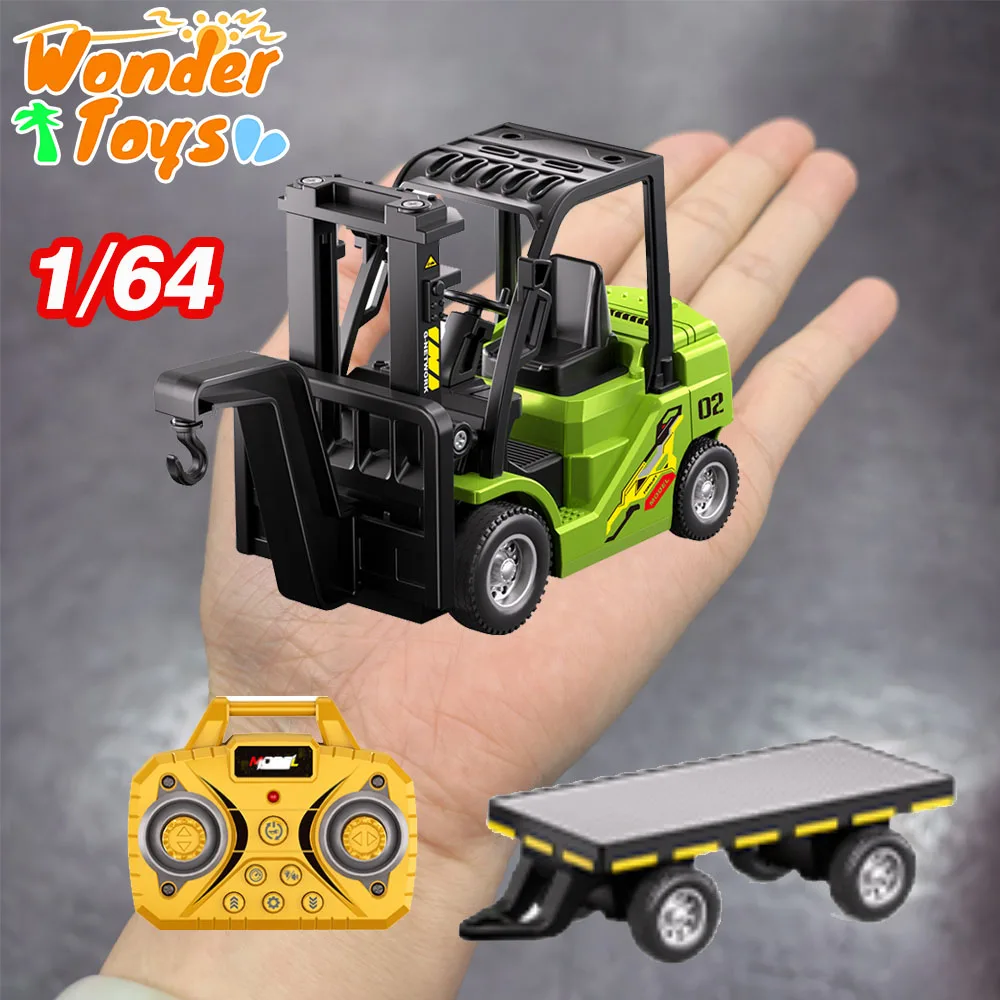 1/64 Desktop Mini Rc Forklift Truck Alloy 2.4G Remote Control Car App Radio Control Flatbed Cart Vehicle Toy for Children Adult
1/64 Desktop Mini Rc Forklift Truck Alloy 2.4G Remote Control Car App Radio Control Flatbed Cart Vehicle Toy for Children Adult
