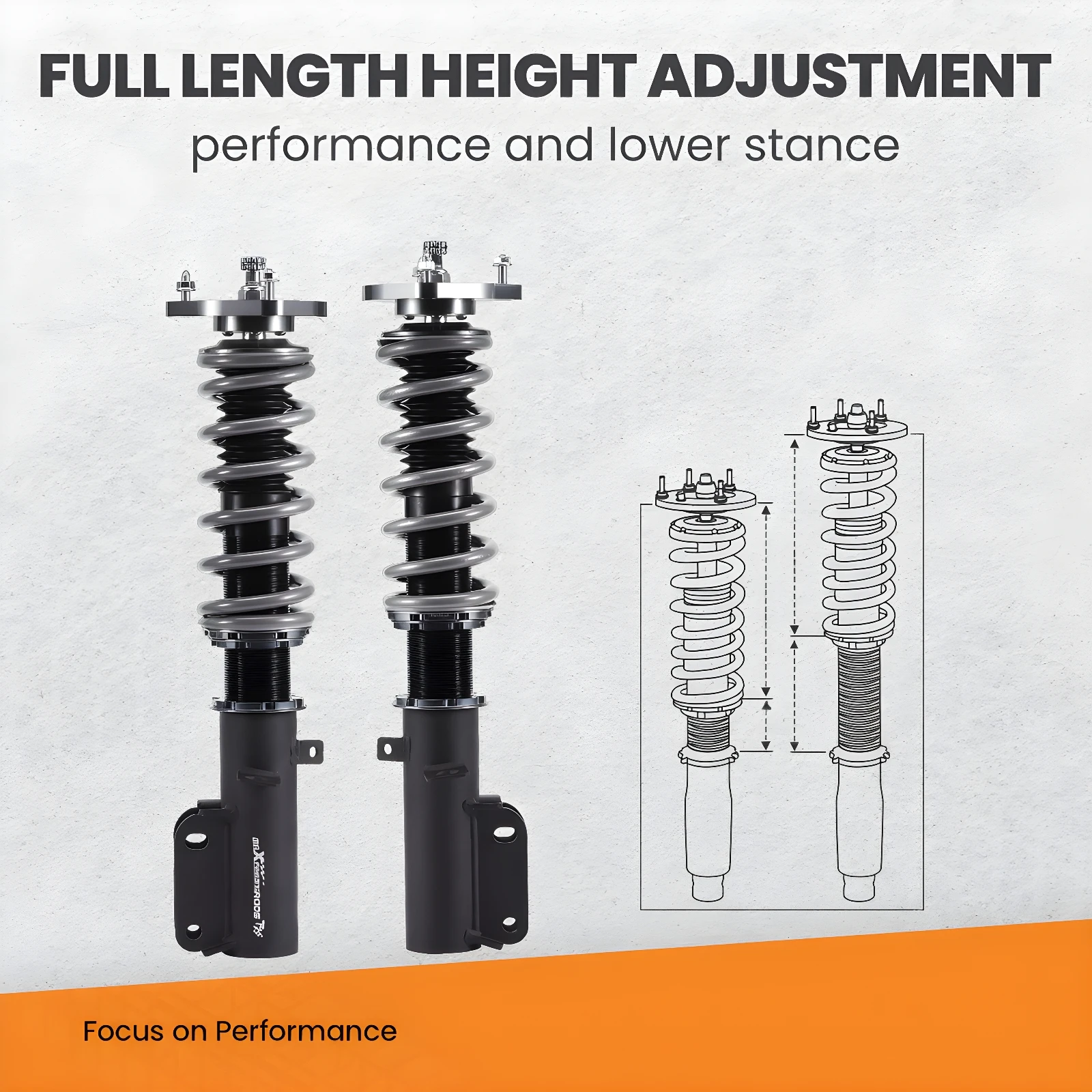 Racing Coilovers Shock Struts For Toyota Corolla E90 E100 E110 AE92 AE101 AE111@ELiOCI
Racing Coilovers Shock Struts For Toyota Corolla E90 E100 E110 AE92 AE101 AE111@ELiOCI