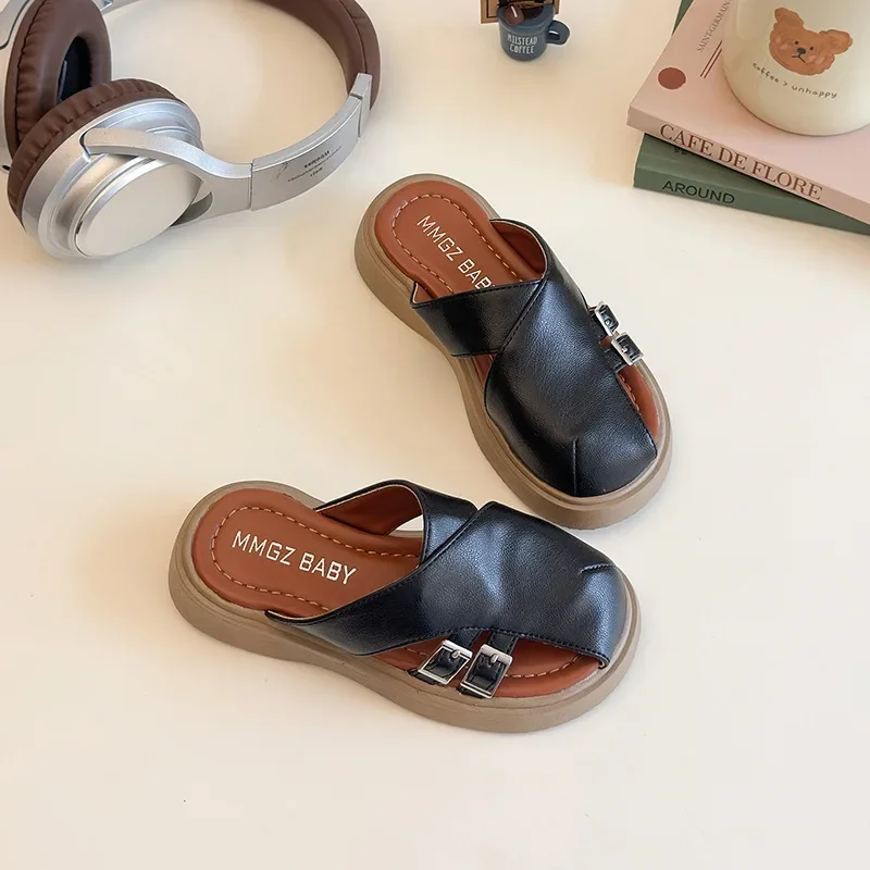 Children Roman Sandals for Girls 2025 Summer New Fashion Korean Style Soft Bottom Anti-slippery Versatile Casual Beach Shoes
Children Roman Sandals for Girls 2025 Summer New Fashion Korean Style Soft Bottom Anti-slippery Versatile Casual Beach Shoes