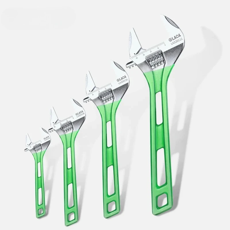 Регулируемый ключ с большим отверстием, легкий гаечный ключ, многофункциональный ключ для труб для ванной комнаты, 6-12 дюймов, ручные инструменты для ремонта сантехники
Регулируемый ключ с большим отверстием, легкий гаечный ключ, многофункциональный ключ для труб для ванной комнаты, 6-12 дюймов, ручные инструменты для ремонта сантехники