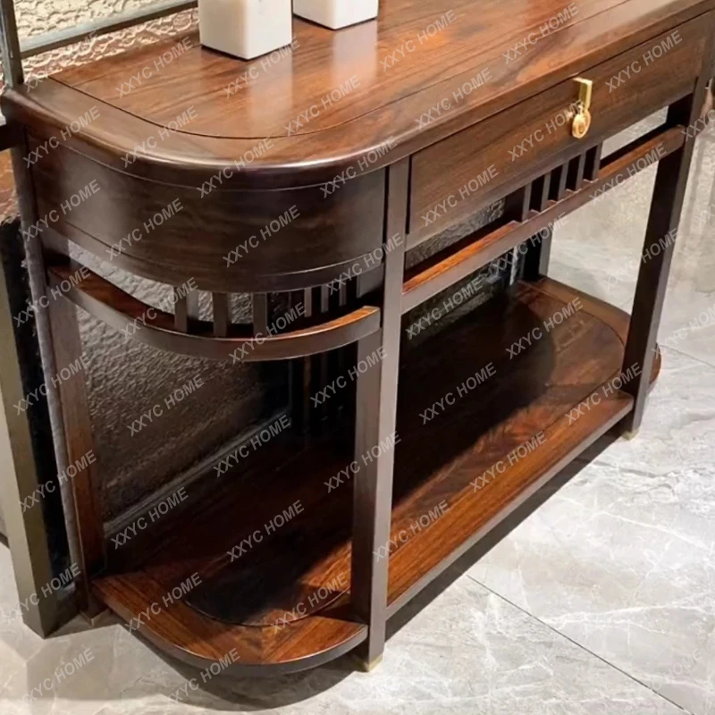 Q New Chinese Style Black Walnut Wood Entryway Table Storage Simple Zen Entryway Console Side Table
Q New Chinese Style Black Walnut Wood Entryway Table Storage Simple Zen Entryway Console Side Table