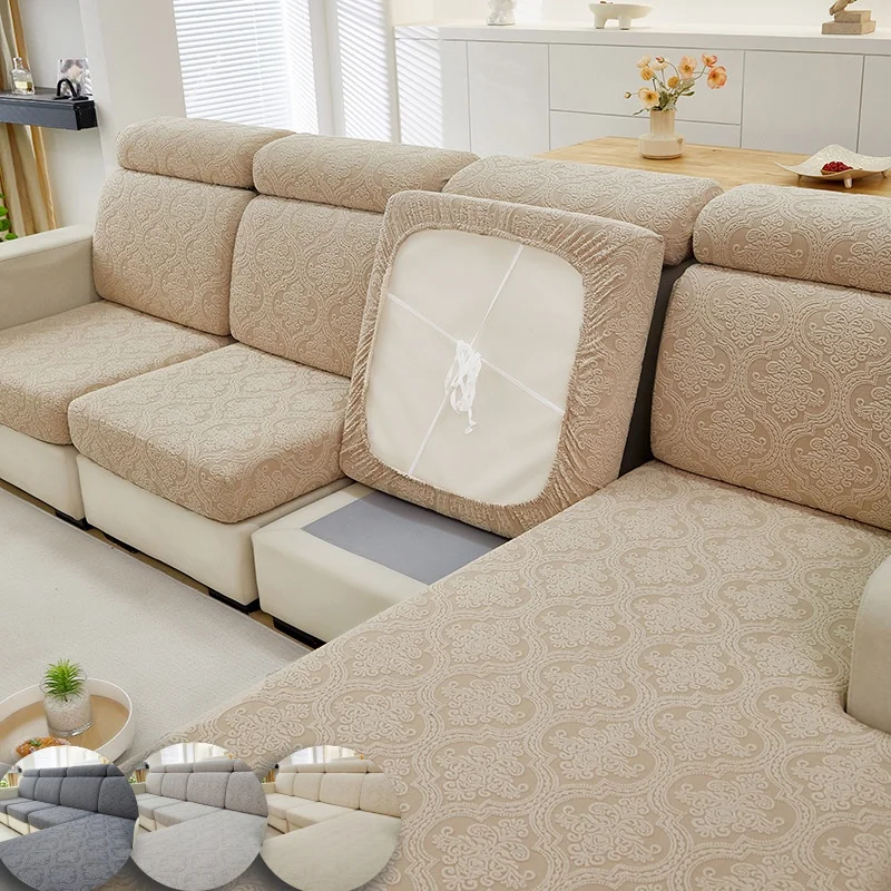 Floral Jacquard Sofa Seat Cushion Cover Sofa Headrest & Backrest Covers Spandex Non-slip Slipcovers Universal Sofa Lid Towel
Floral Jacquard Sofa Seat Cushion Cover Sofa Headrest & Backrest Covers Spandex Non-slip Slipcovers Universal Sofa Lid Towel