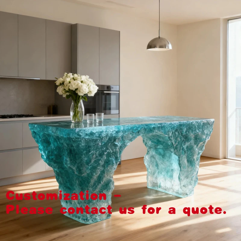 custom.Luxury Transparent Resin Wave-Shaped Contemporary Dining Table Glowing Artificial Island Bar Counter Ho
custom.Luxury Transparent Resin Wave-Shaped Contemporary Dining Table Glowing Artificial Island Bar Counter Ho