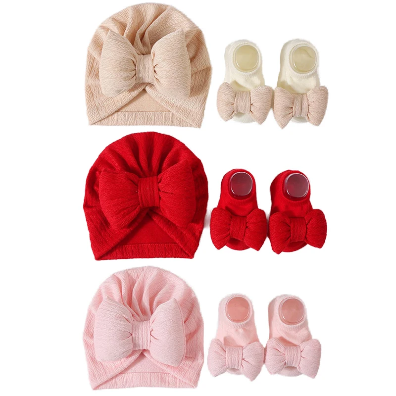 Baby Girls Hat + Socks Set 0-12M Cute Toddler Princess Socks Cotton Filled Infant Bows Cap Turban for Kids Newborn Accessories
Baby Girls Hat + Socks Set 0-12M Cute Toddler Princess Socks Cotton Filled Infant Bows Cap Turban for Kids Newborn Accessories