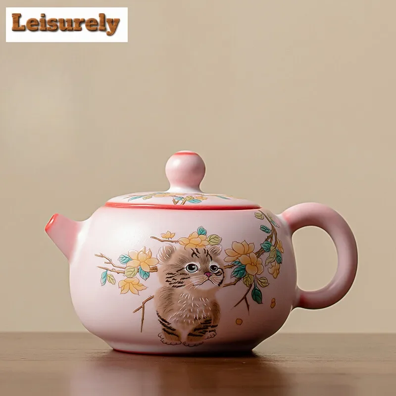 200 мл Handamde Lard Jelly Замороженный розовый чайник с желтым цветком кота Xishi горшок китайский чайник для заваривания чая с шариковым отверстием фильтр набор
200 мл Handamde Lard Jelly Замороженный розовый чайник с желтым цветком кота Xishi горшок китайский чайник для заваривания чая с шариковым отверстием фильтр набор