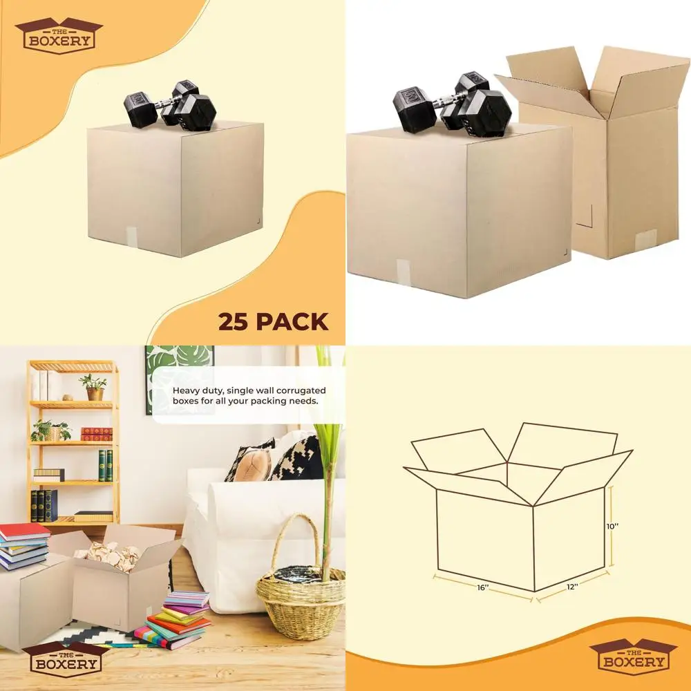 Набор из 25 прочных коробок для хранения книг большой вместимости, 16x12x10 дюймов
Набор из 25 прочных коробок для хранения книг большой вместимости, 16x12x10 дюймов