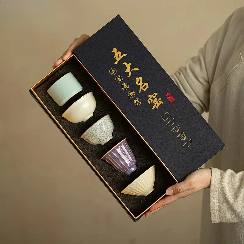 The Five Famous Kilns Tea Set Complete Set Retro Of Cups Ceremony Household Teapot And Cup Set Drinkware Craft
The Five Famous Kilns Tea Set Complete Set Retro Of Cups Ceremony Household Teapot And Cup Set Drinkware Craft