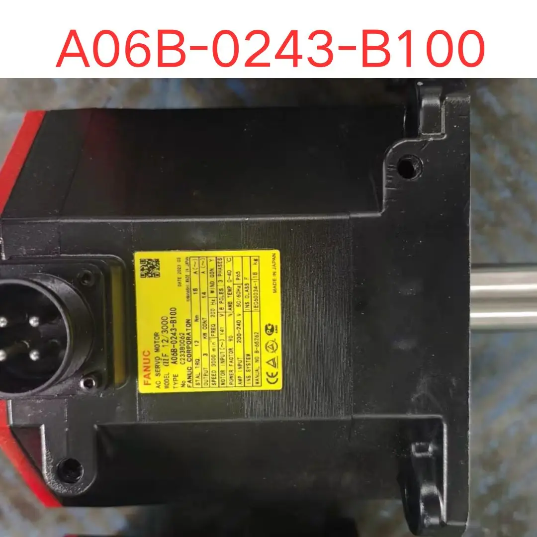 Second-hand test OK A06B-0243-B100 servo motor Fast Shipping
Second-hand test OK A06B-0243-B100 servo motor Fast Shipping