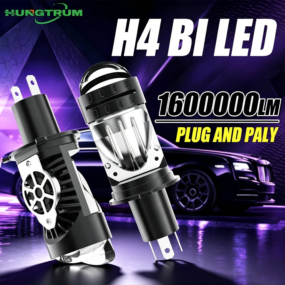 H4 LED Projector Lens Bulbs 1600000LM High Power Wireless Auto Headlights 1:1 Design Motorcycle Lamps 6000K H4 BI LED Bulbs 12V
H4 LED Projector Lens Bulbs 1600000LM High Power Wireless Auto Headlights 1:1 Design Motorcycle Lamps 6000K H4 BI LED Bulbs 12V