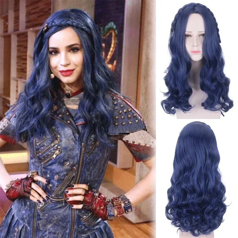 60CM Descendants 2 Evie Long Wavy Wig Cosplay Costume Women Heat Resistant Hair Halloween Party Role Play Wigs
60CM Descendants 2 Evie Long Wavy Wig Cosplay Costume Women Heat Resistant Hair Halloween Party Role Play Wigs