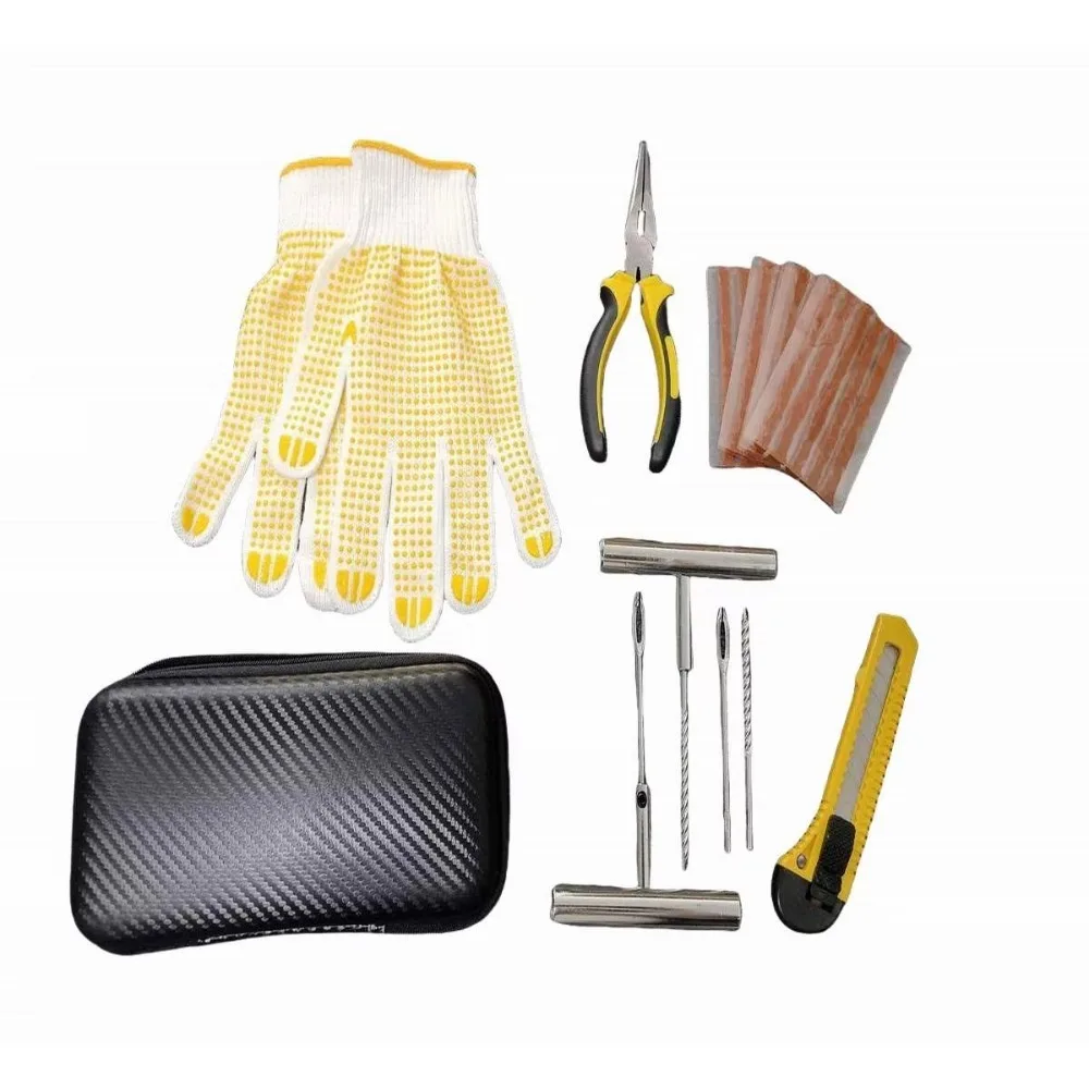 Tire Repair Tool Set, Bicycle Tire Piercing Plug, Portable Car Manual Tool Repair Set, Tubeless Tire Piercing Repair Kit
Tire Repair Tool Set, Bicycle Tire Piercing Plug, Portable Car Manual Tool Repair Set, Tubeless Tire Piercing Repair Kit