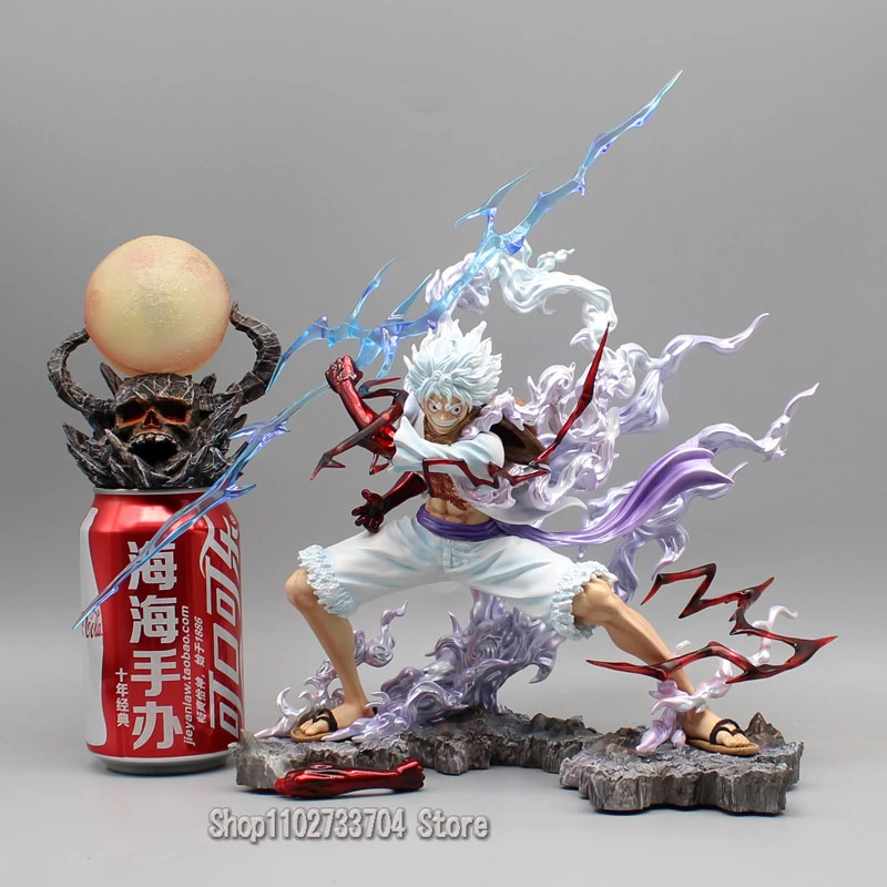 Luffy One Piece Figures Thunderbolt Sun God Gear 5 Nika Monkey D Luffy Action Figures 28cm PVC Collection Model Toy Ornamen Gift
Luffy One Piece Figures Thunderbolt Sun God Gear 5 Nika Monkey D Luffy Action Figures 28cm PVC Collection Model Toy Ornamen Gift