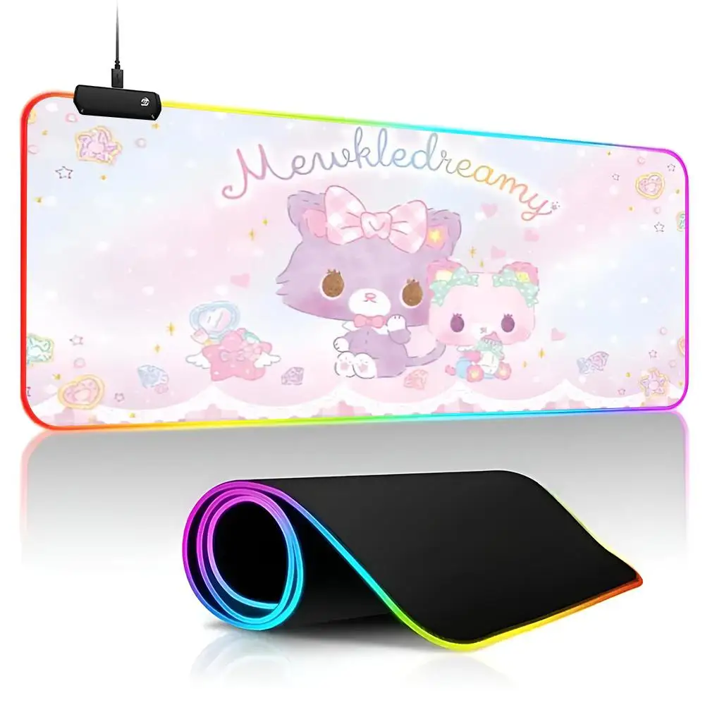 Mewkledreamy Mouse Pad Gamer RGB Deskmat Keyboard Mat Gaming Laptops LED Mousepad Desk Protector Anime Mause Mats
Mewkledreamy Mouse Pad Gamer RGB Deskmat Keyboard Mat Gaming Laptops LED Mousepad Desk Protector Anime Mause Mats