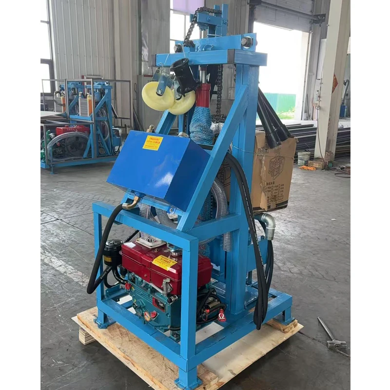 Hydraulic 150m 15HP Diesel Type of Rotary Water Well Drilling Rig for Sale
Hydraulic 150m 15HP Diesel Type of Rotary Water Well Drilling Rig for Sale