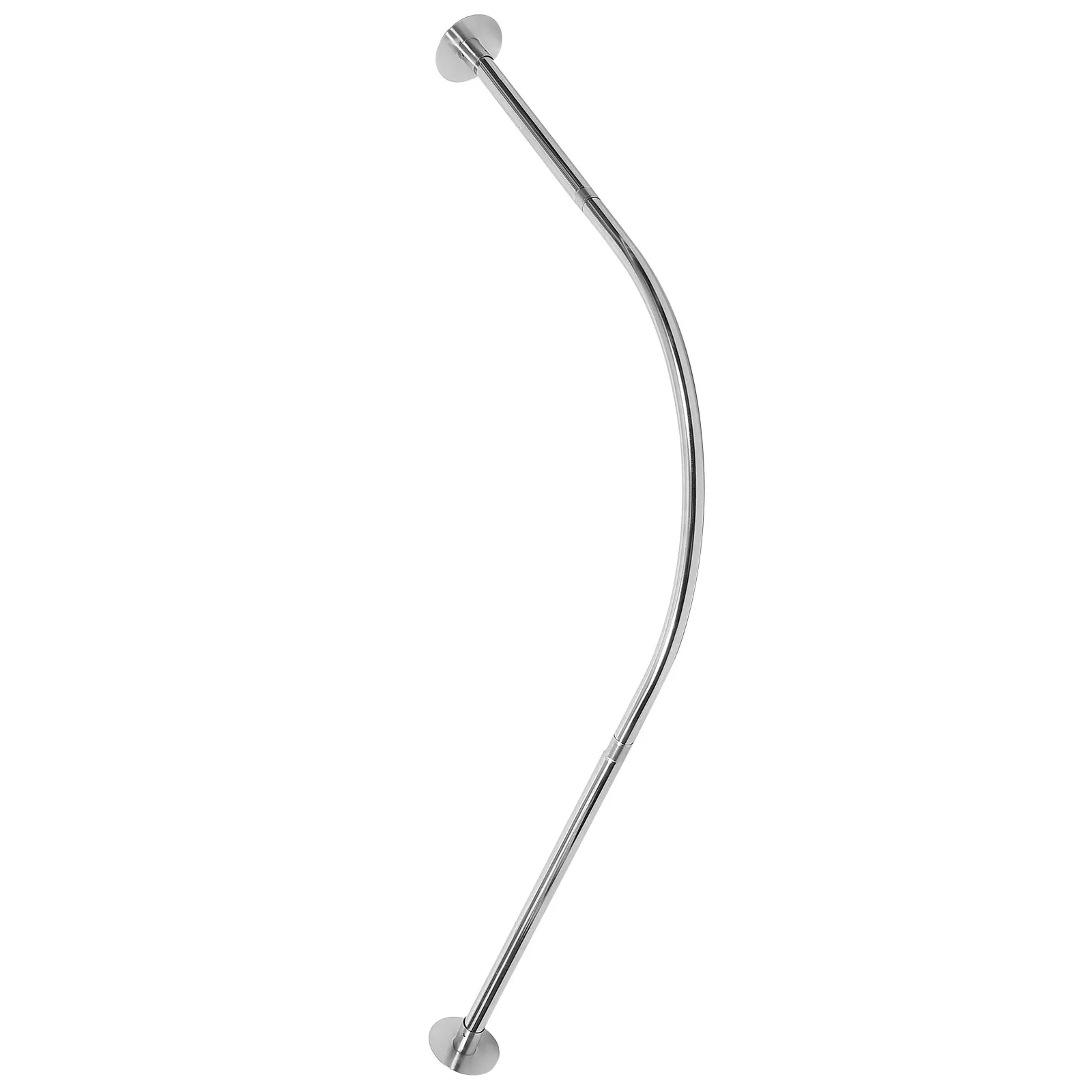 Curved Shower Rod Telescoping Pole Metal Tension Adjustable Bathroom Curtains Heavy Duty Window Curtain Rods Closet Rail Clothes
Curved Shower Rod Telescoping Pole Metal Tension Adjustable Bathroom Curtains Heavy Duty Window Curtain Rods Closet Rail Clothes