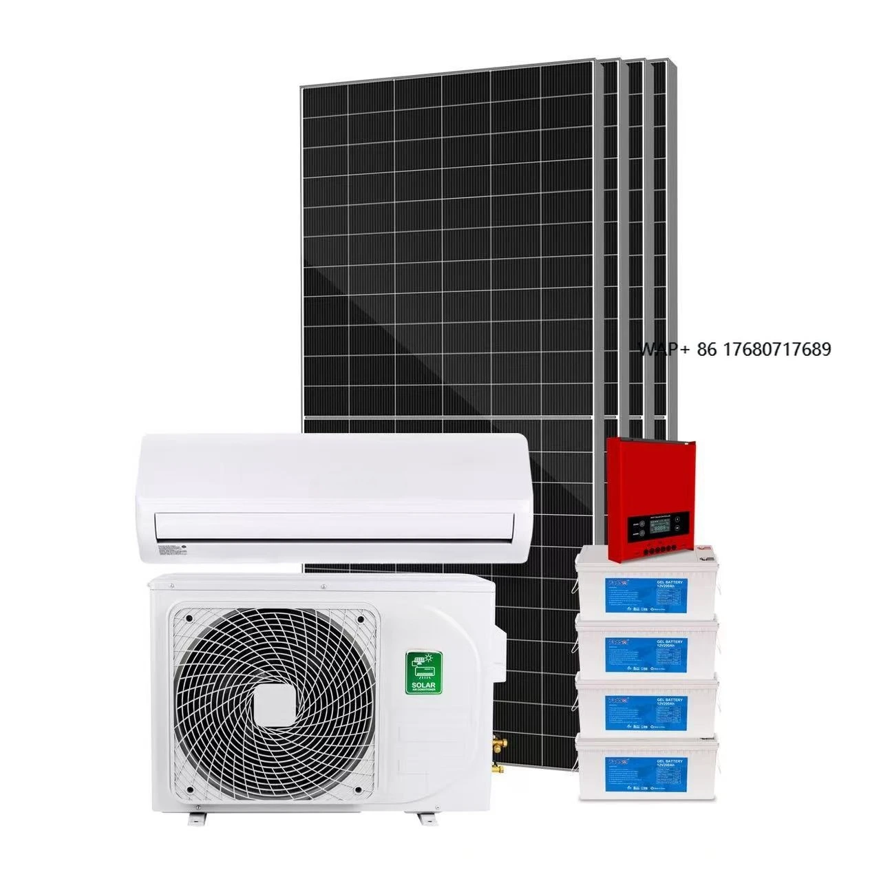 9000-18000 BTU Solar Powered Cooling/Heating Air Conditioner Outdoor Split System DC Grid Compatible Energy Efficient
9000-18000 BTU Solar Powered Cooling/Heating Air Conditioner Outdoor Split System DC Grid Compatible Energy Efficient