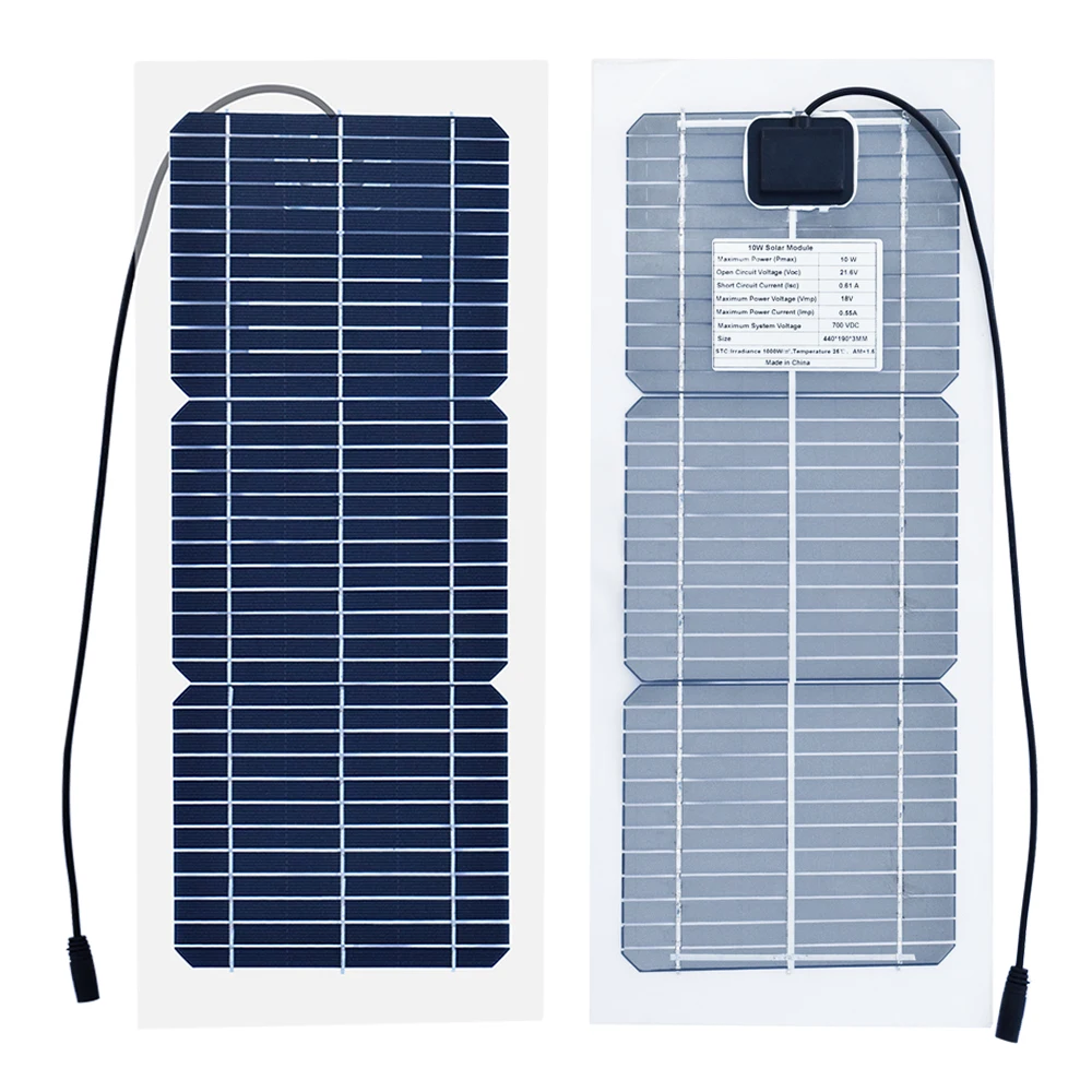 Solar Panel 10W 18V Outdoor Waterproof Solar Cell DIY MONO Lightweight for 5V-12V Battery Charging for Camping Power 10 Watt
Solar Panel 10W 18V Outdoor Waterproof Solar Cell DIY MONO Lightweight for 5V-12V Battery Charging for Camping Power 10 Watt