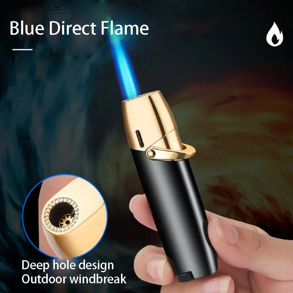 Creative Mini Metal Windproof Straight Flame Gas Lighter Compact Butane Jet Cigarette Lighters Men Smoker Gadget
Creative Mini Metal Windproof Straight Flame Gas Lighter Compact Butane Jet Cigarette Lighters Men Smoker Gadget